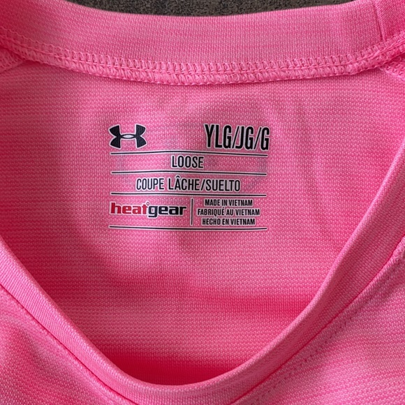 Under Armour Girls Big Logo Tee - Picture 4 of 5